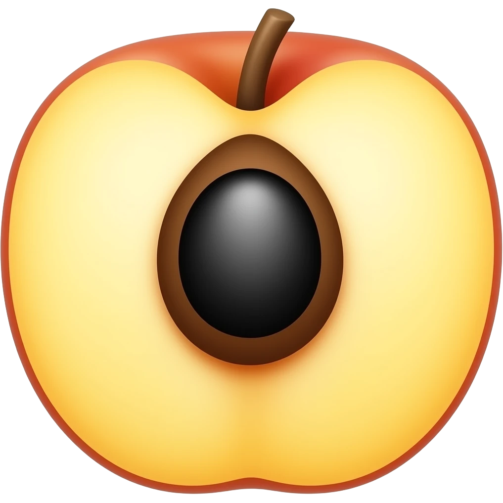 Have a whole peach emoji but with a black hole with a bit of brown around it emoji