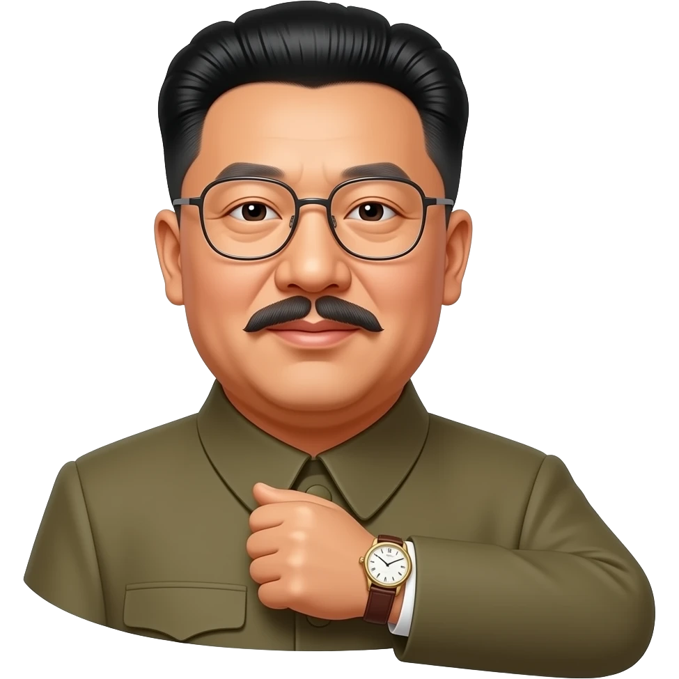 Wristwatch Added ToKim Il Sung emoji