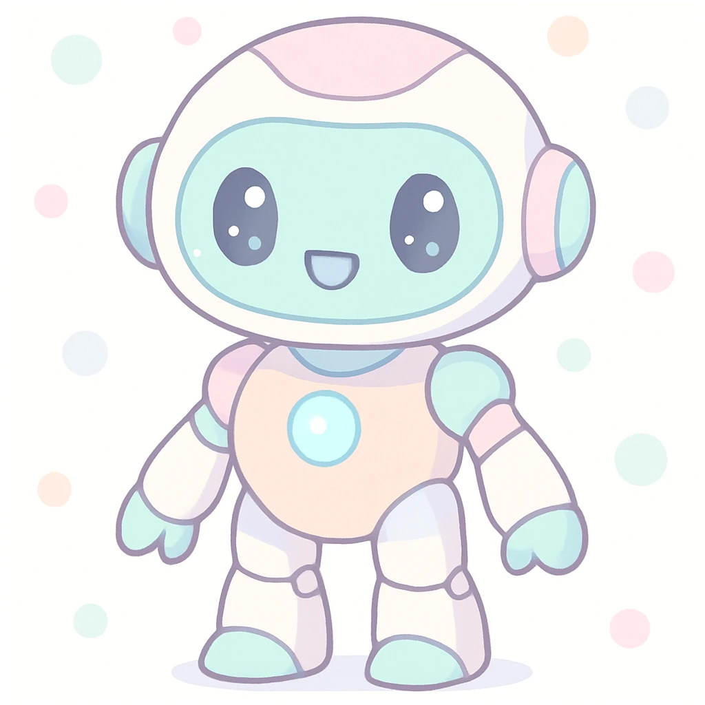 anime style robot, futuristic design, glowing accents emoji
