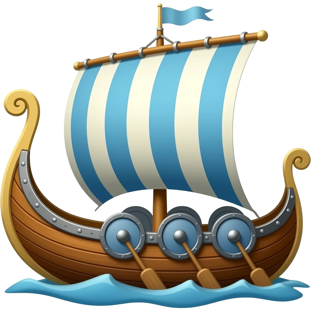 viking ship emoji