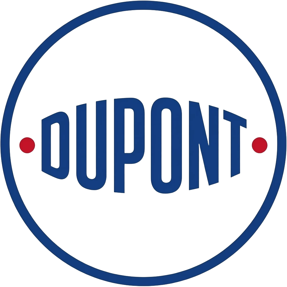 the word DUPONT written bold and clearly with a circle around it emoji