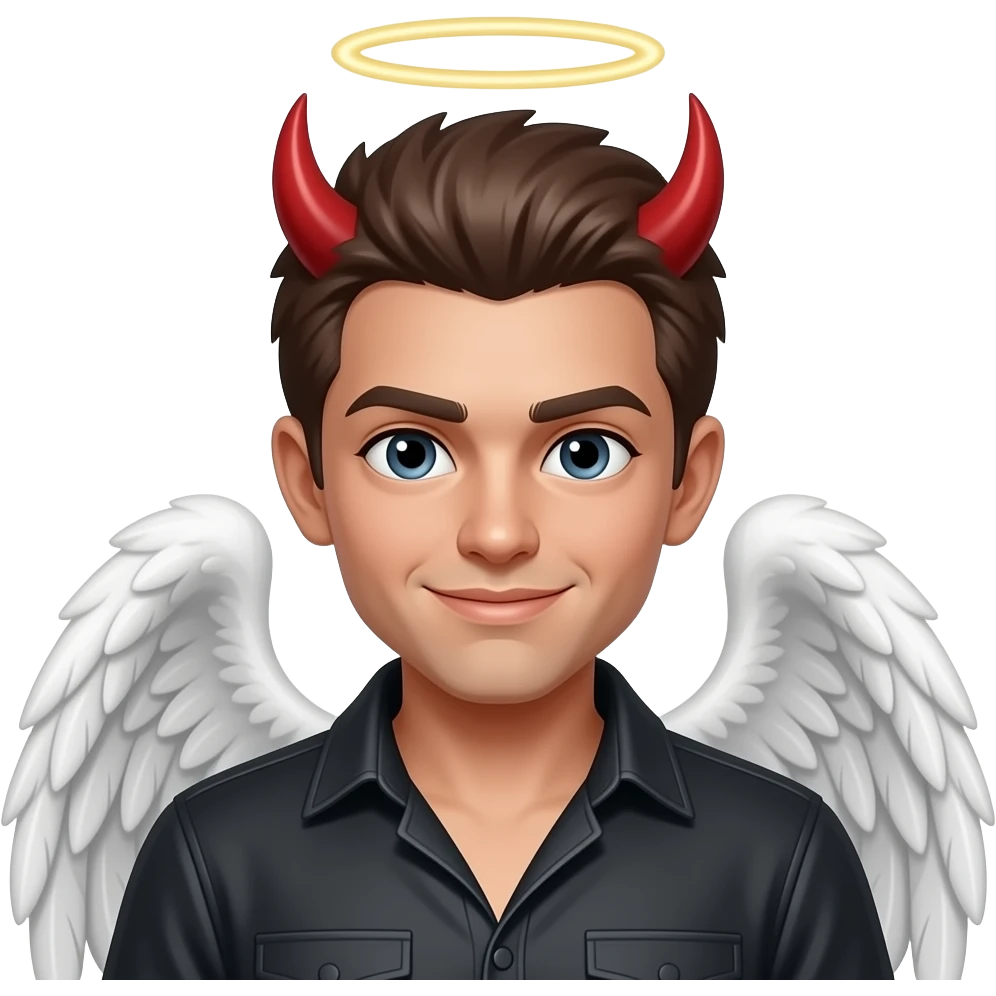 devilish angel emoji