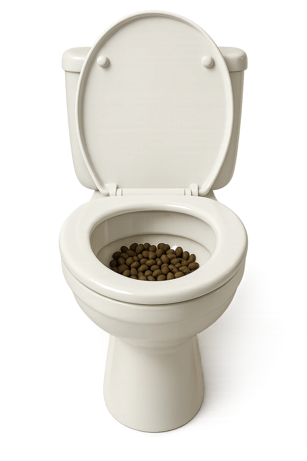 wc dentro cui cadono feci di animale a pallini, iperrealistico 4k emoji
