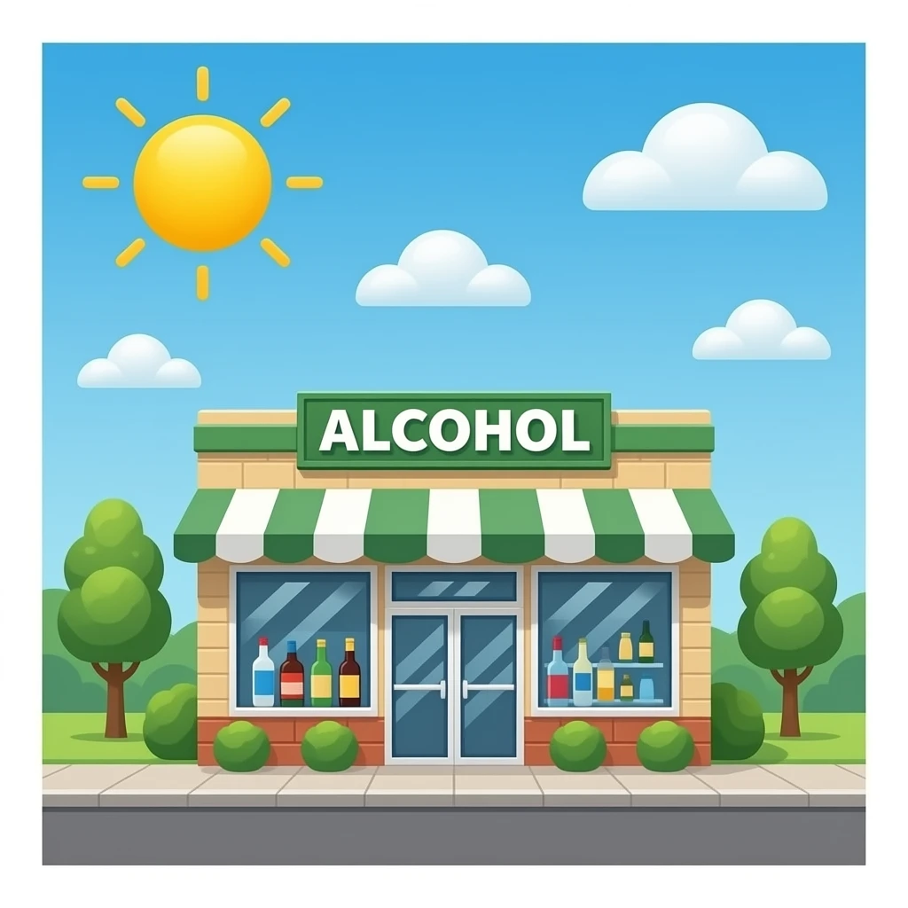 Алкогольный магазин emoji