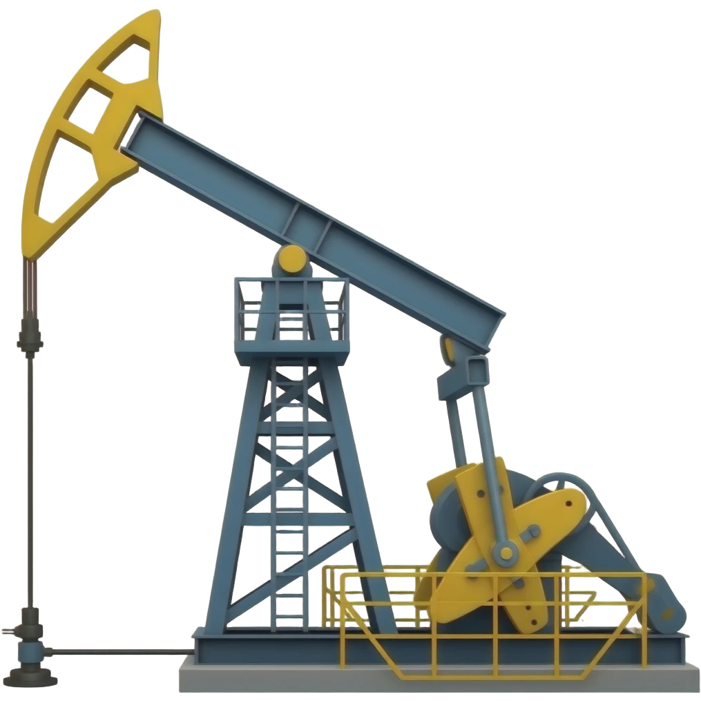 Emoji cu o instalație de extras petrol emoji