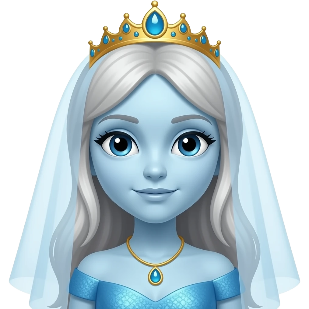 an alien princess emoji