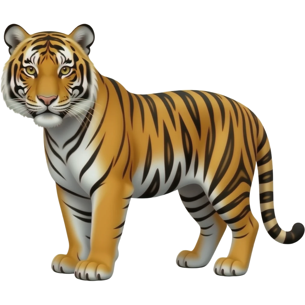 tiger I love you emoji