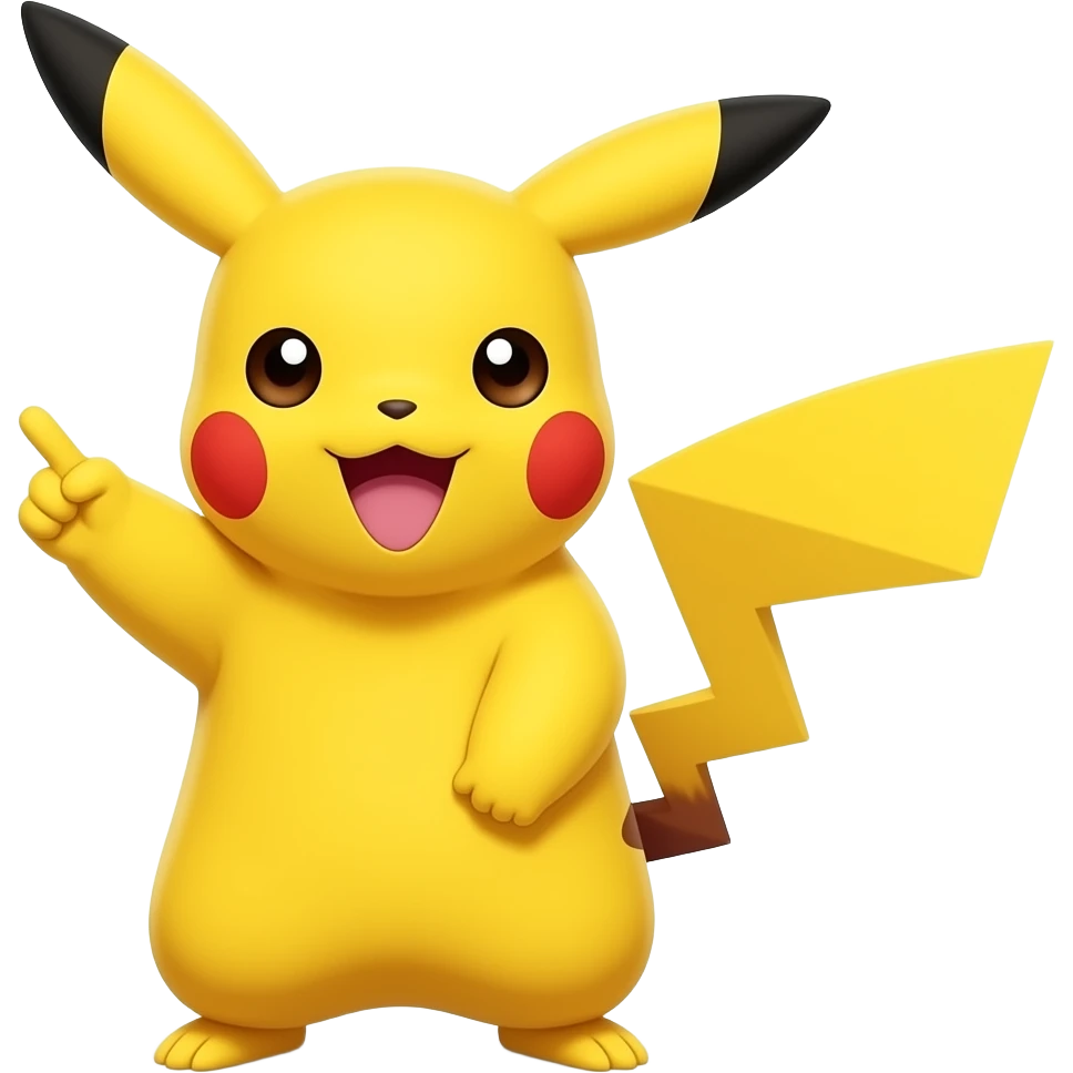 Pikachu qui fait un doigt d’honneur emoji