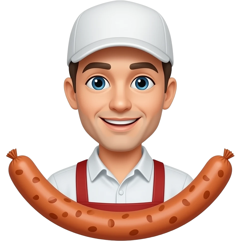 Salchicha vendedor emoji