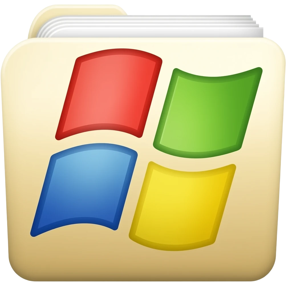 win98 inspired folder icon emoji