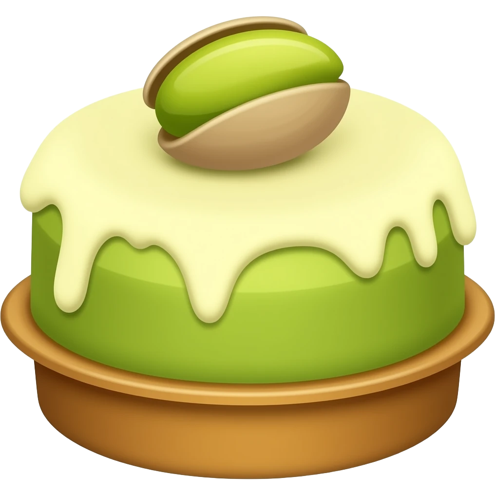 postre de pistacho emoji