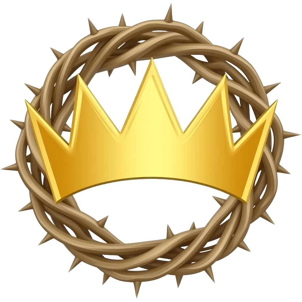 Crown of thorns emoji