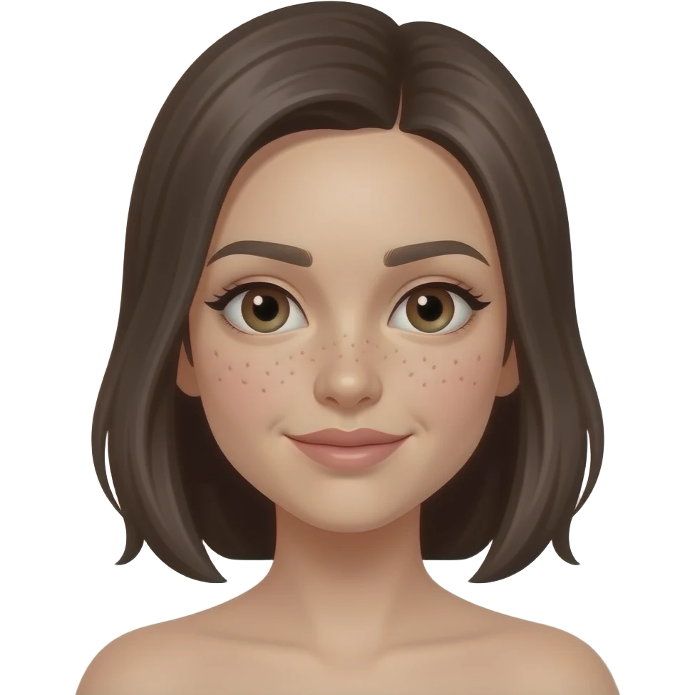 dry skin girl emoji