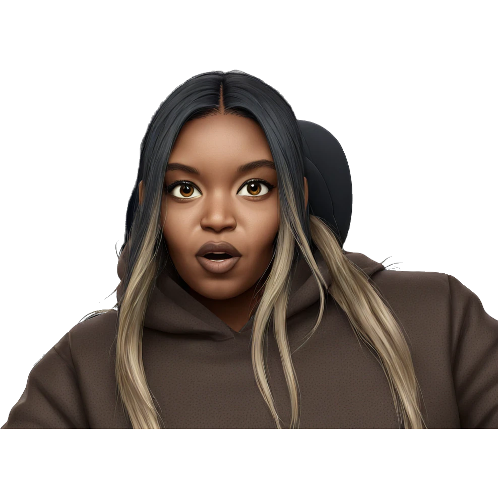 realistic portrait of girl emoji