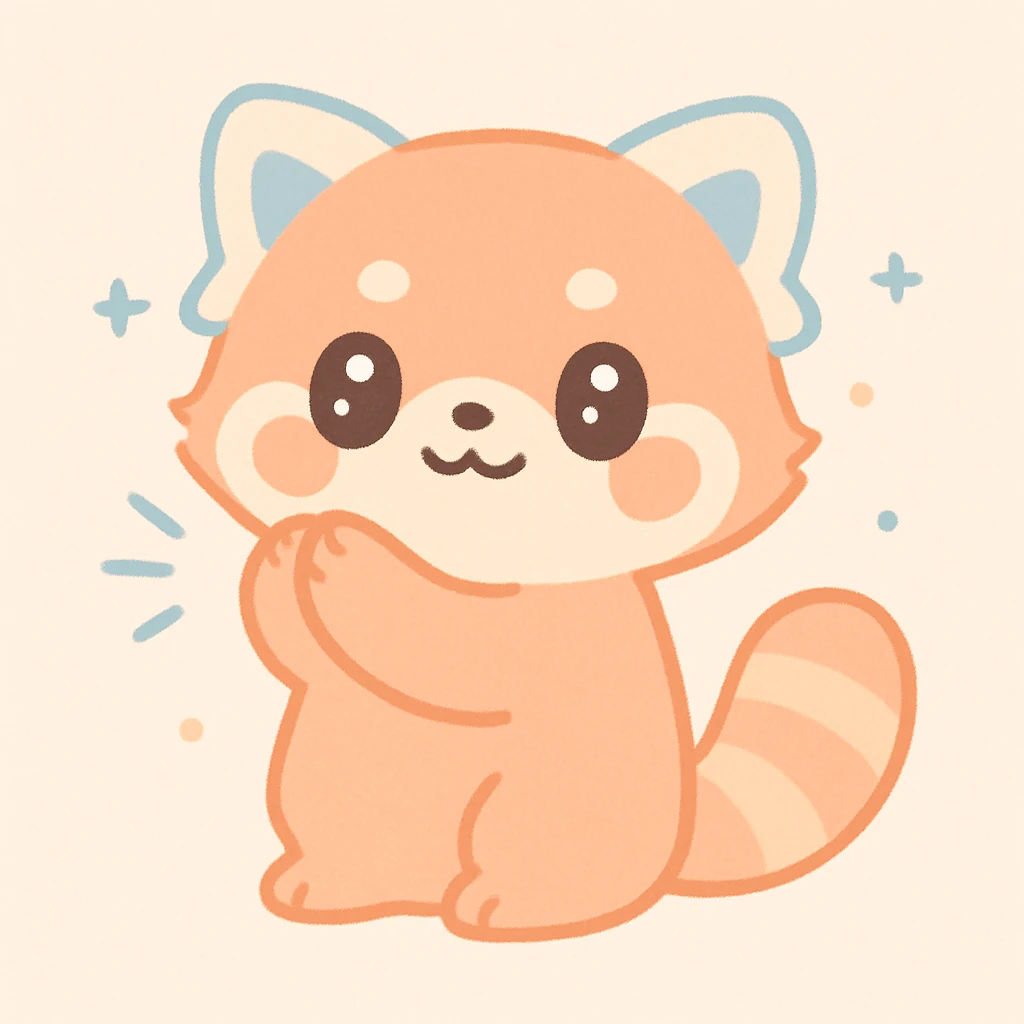 red panda clapping emoji