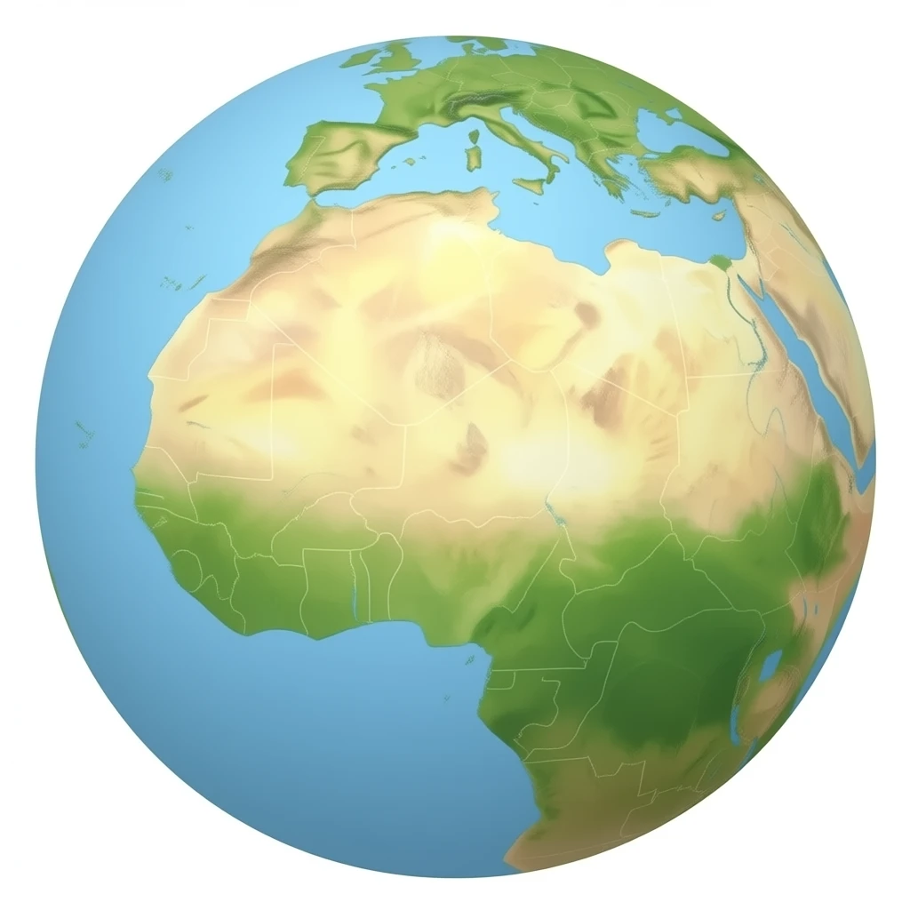 La euh lol la carte entière avec le Sahara emoji