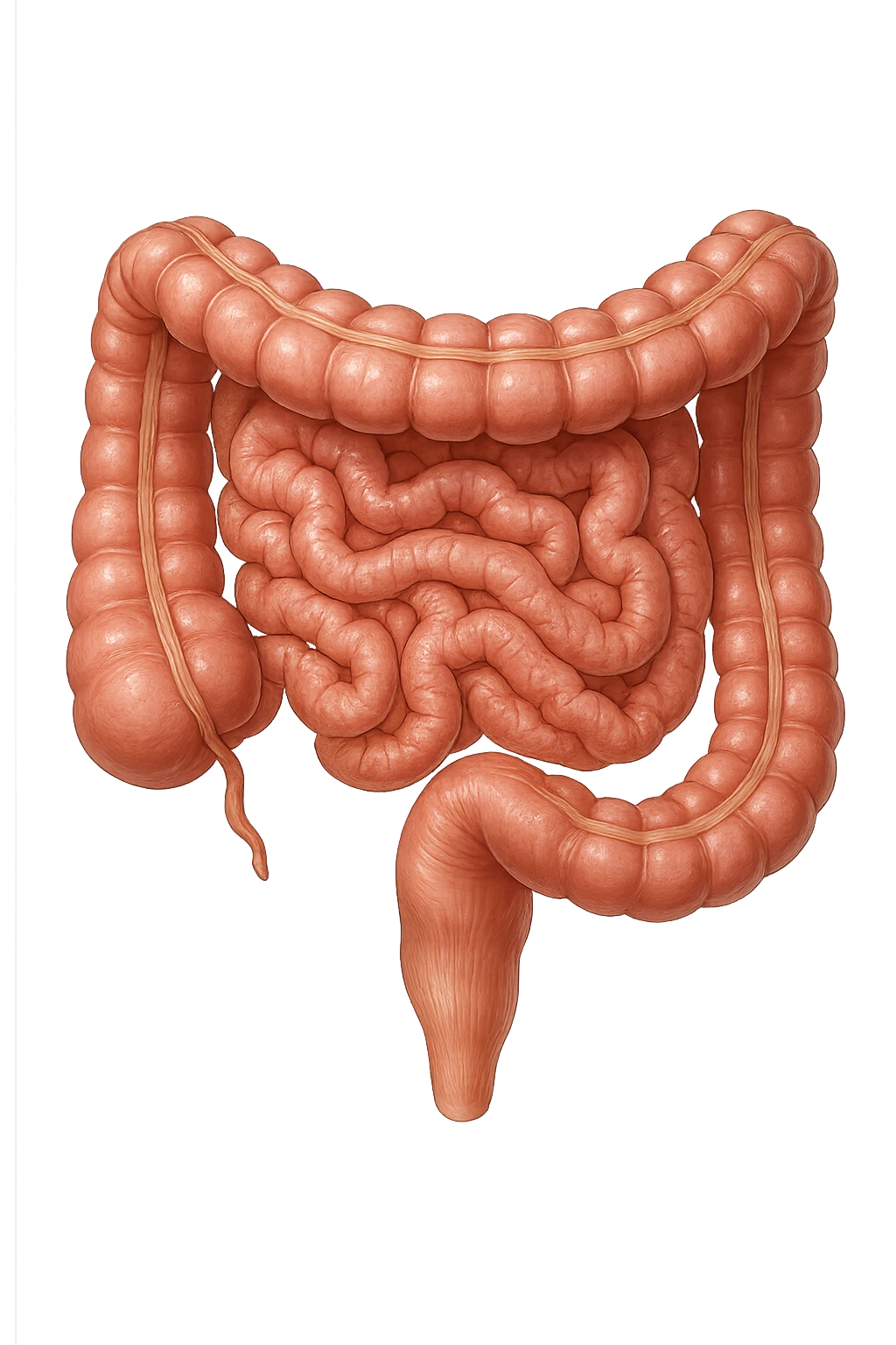 intestino umano anatomico realistico emoji