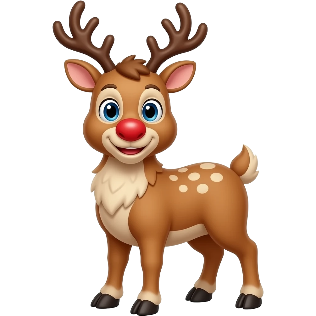 Rudolph the red nosed Reindeer from Holiday Characters emoji