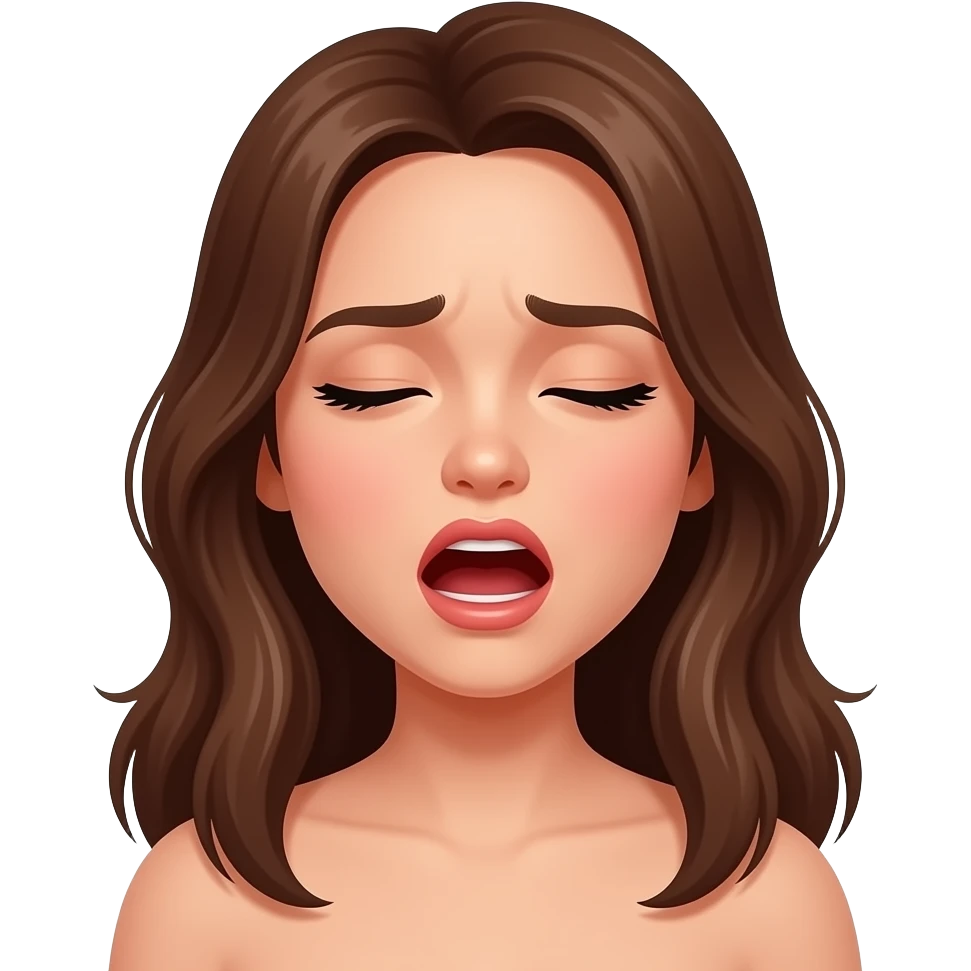 girl naked moaning emoji