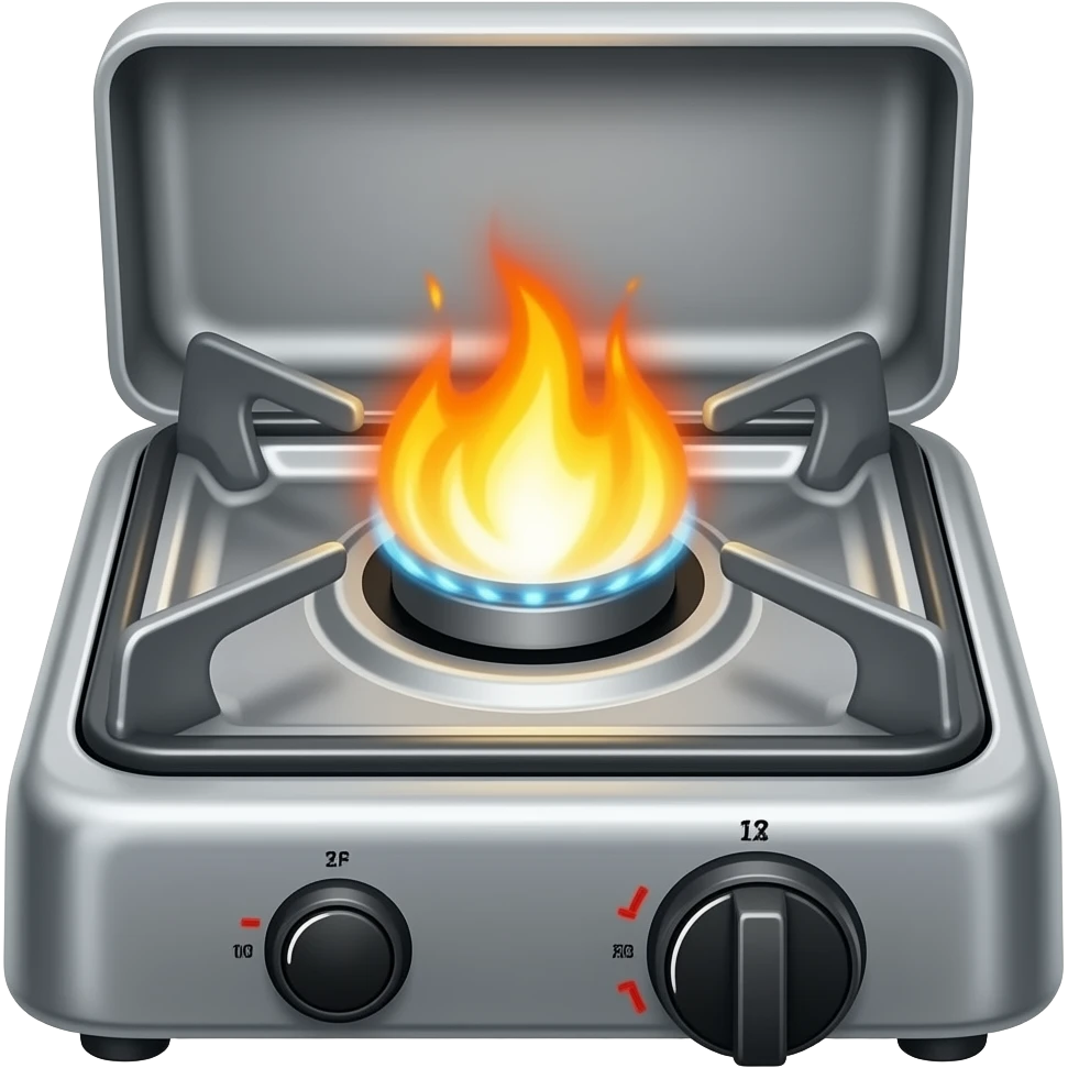 Газовая плитка походная emoji