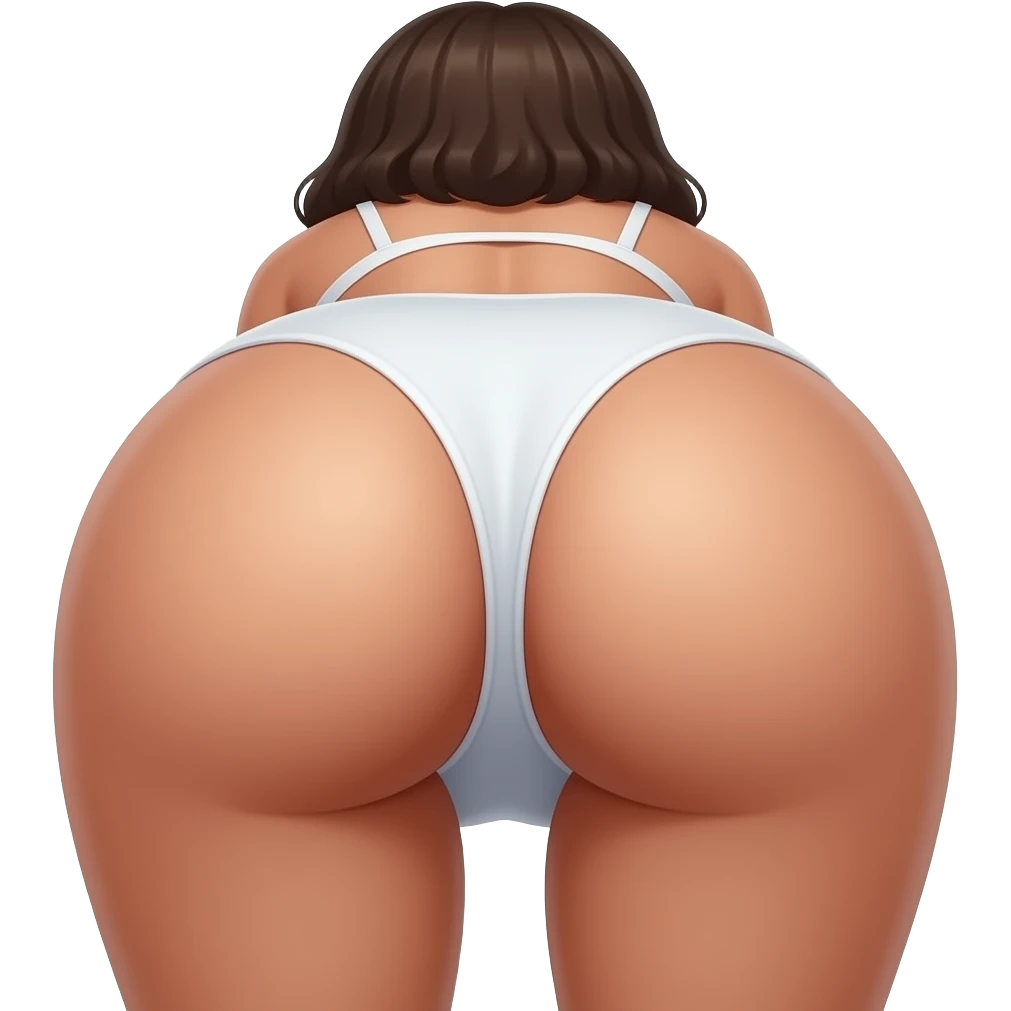 light skinned girl ass out bent over emoji