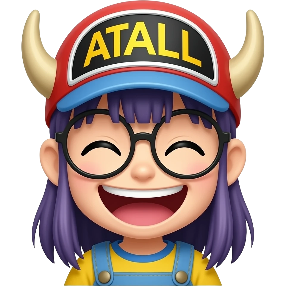 Arale riendose emoji