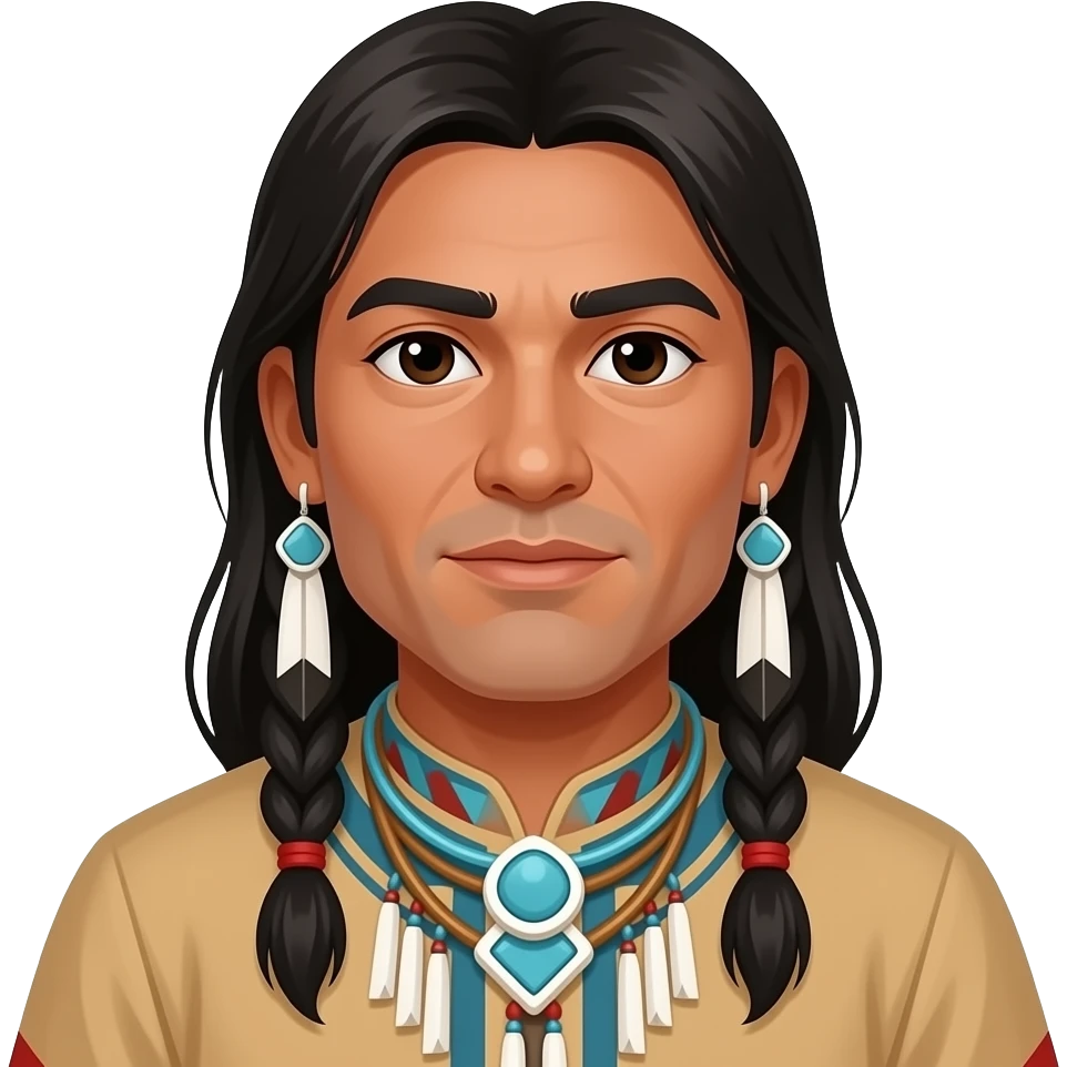 Native american man handsome emoji