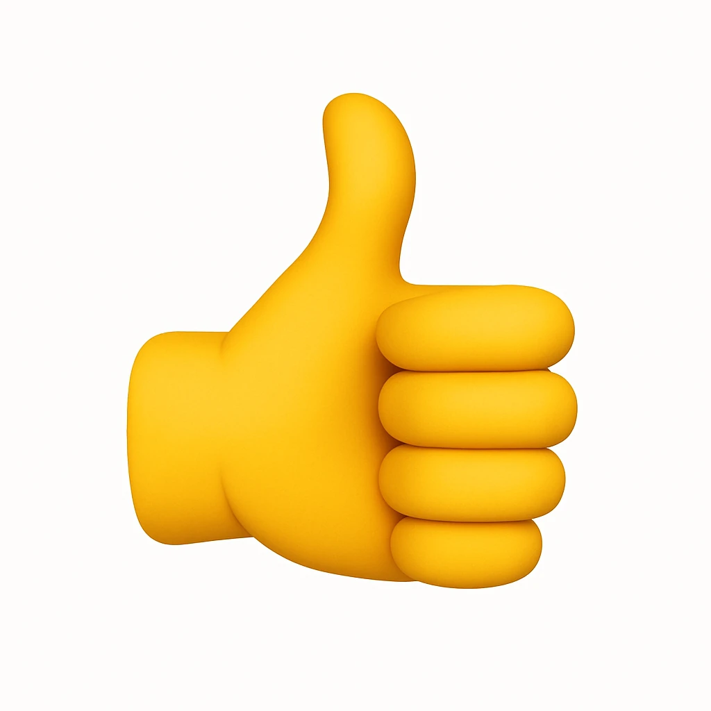 thumbs up emoji emoji