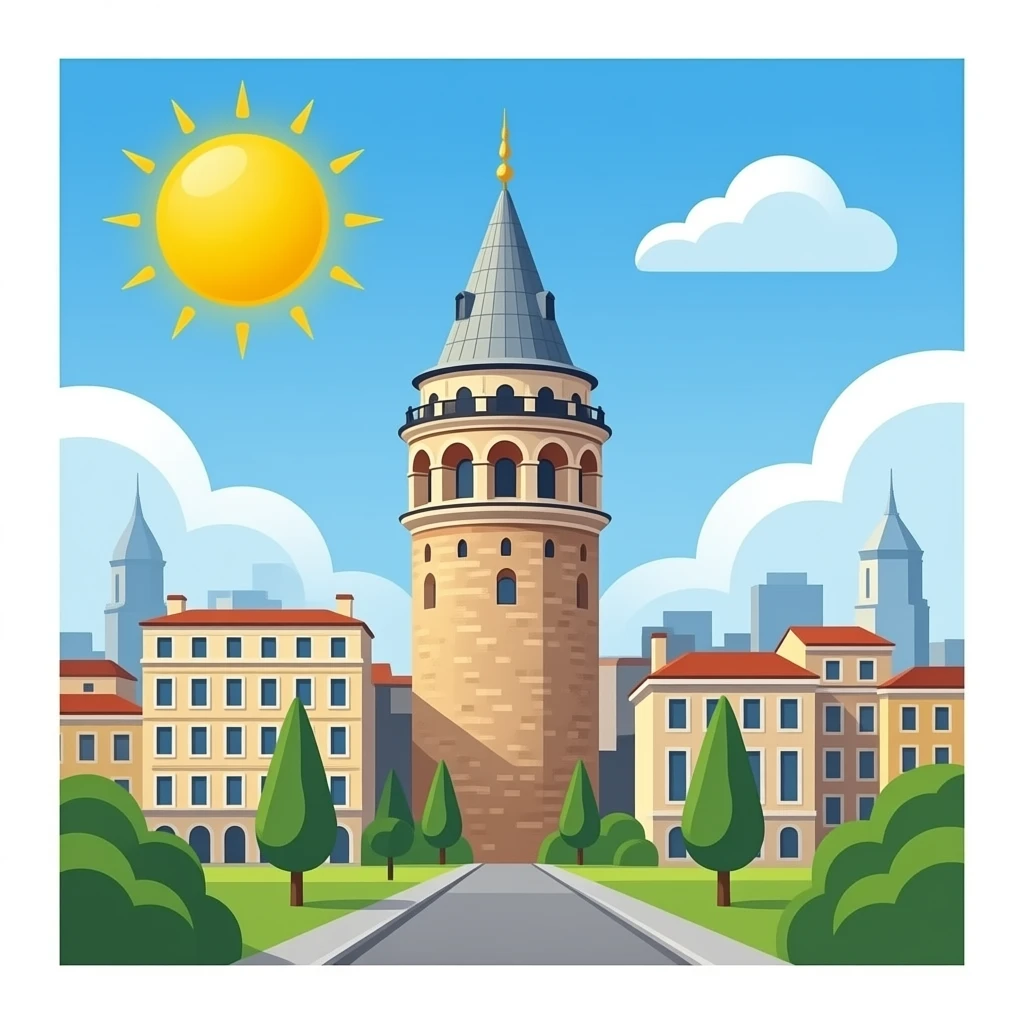 Galata kulesi emoji