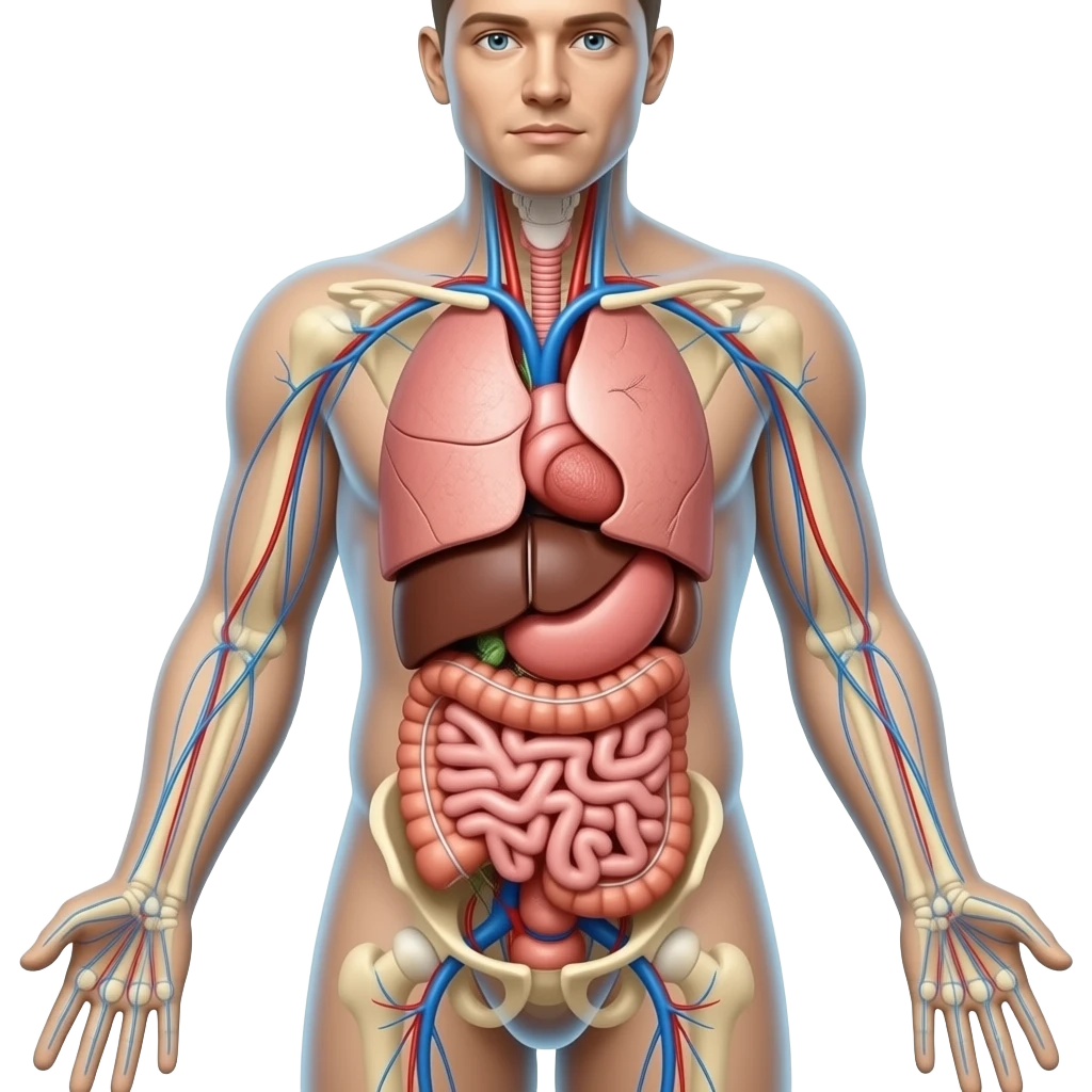 Una persona cuerpo completo Sistema respiratorio emoji