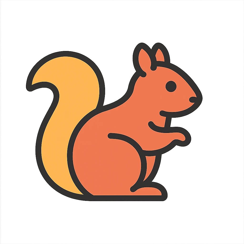 a squirrel emoji