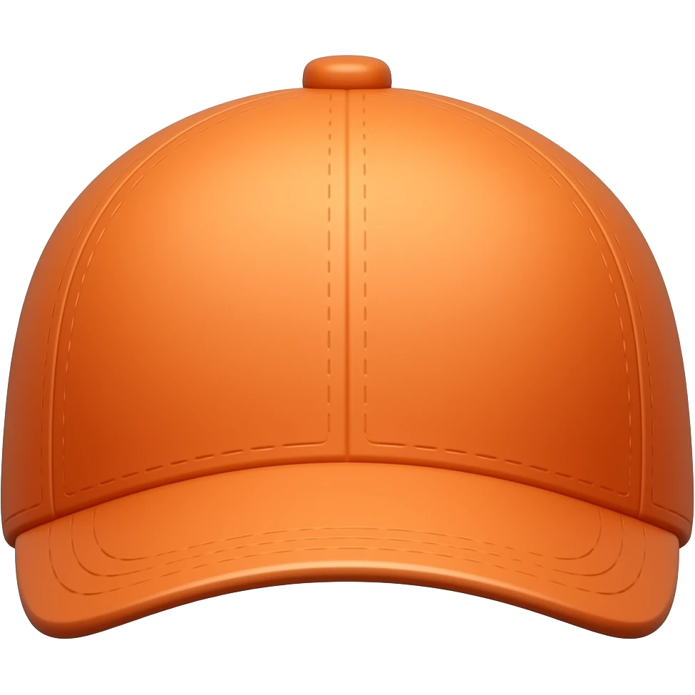 Orange cap emoji