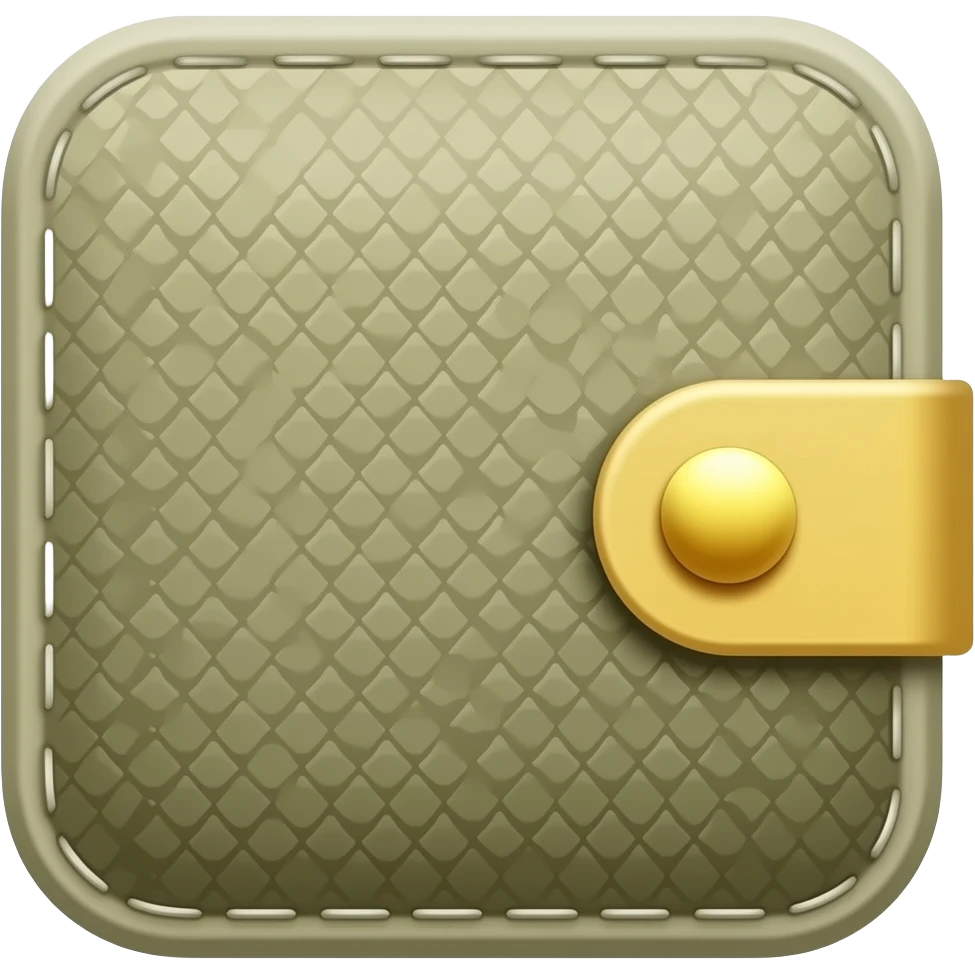 pale olive wallet emoji