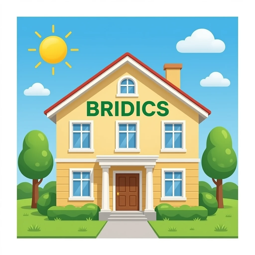 Дом на котором написано БРИКС emoji