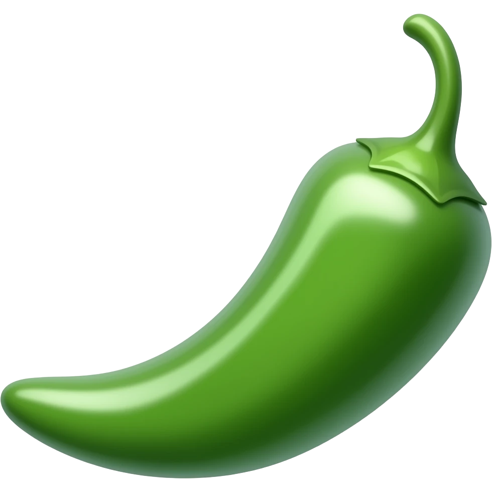 Green chili emoji