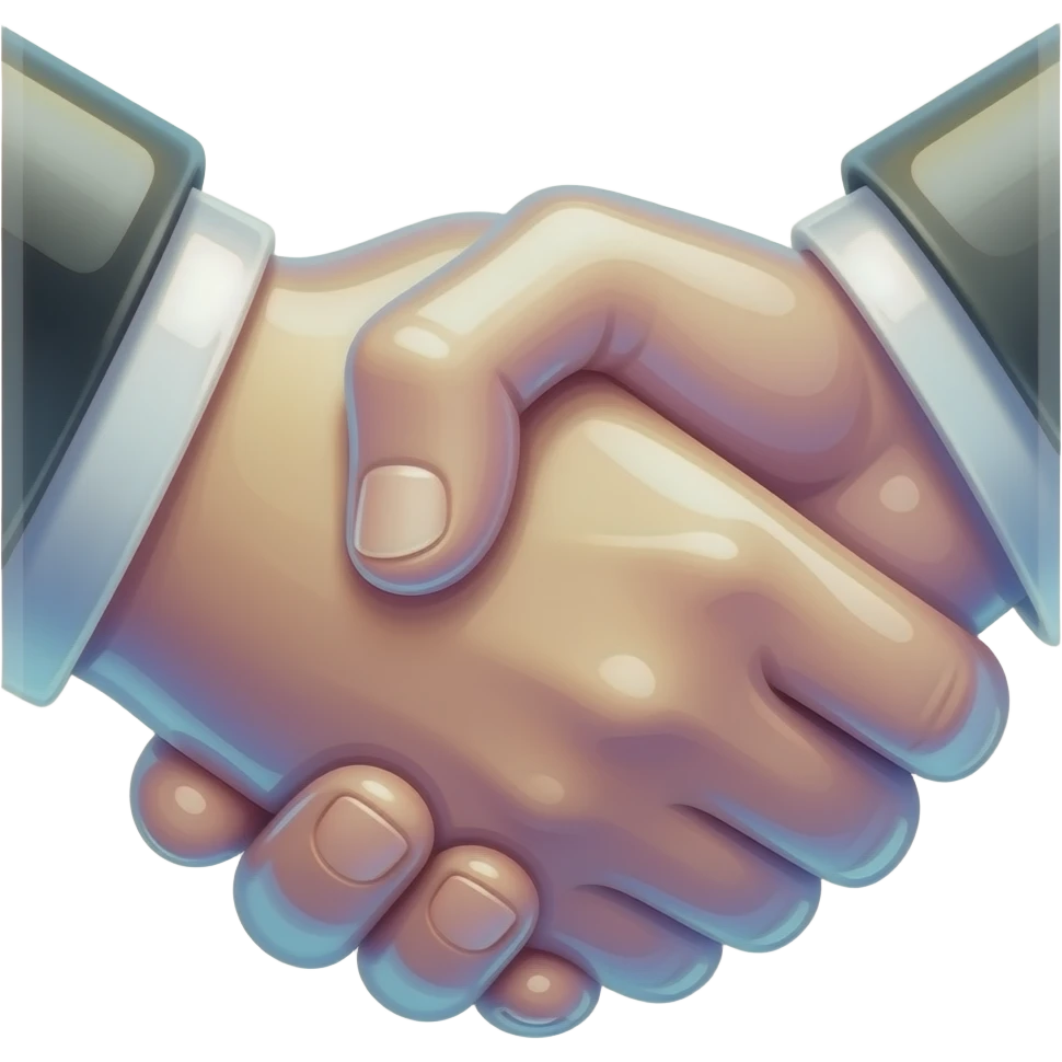 stretta di mano (liquid glass color) emoji