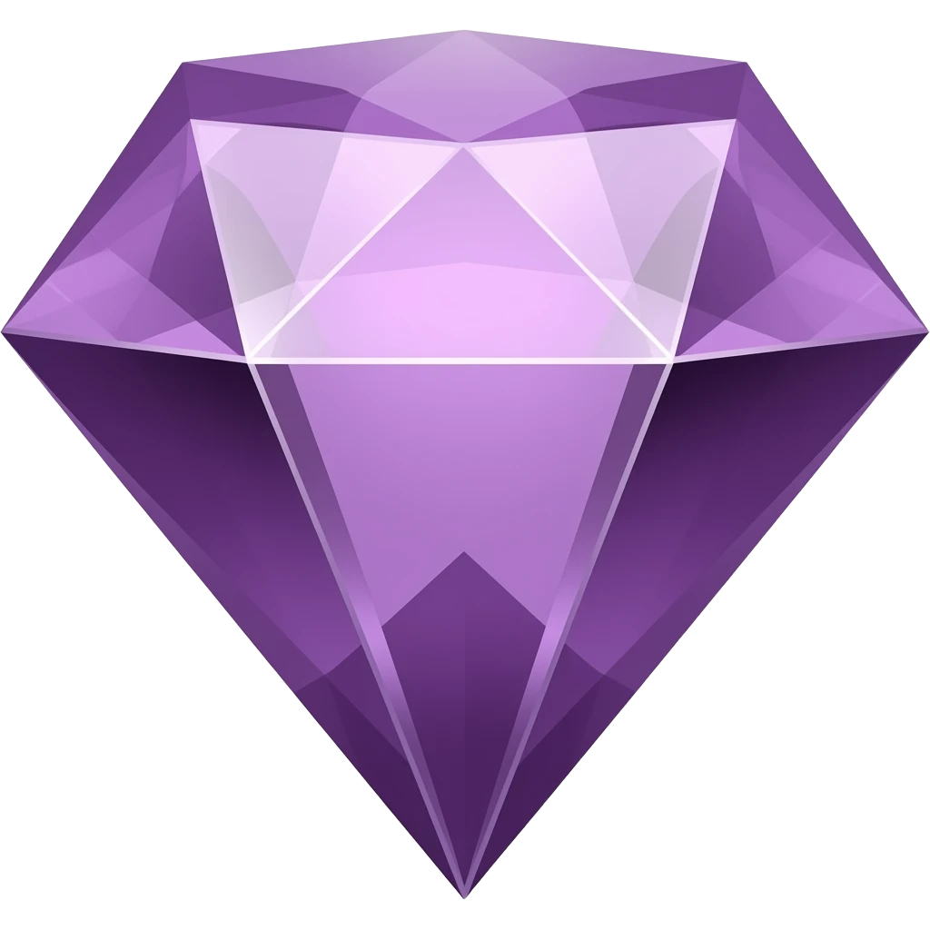 Shining Violet diamant emoji emoji