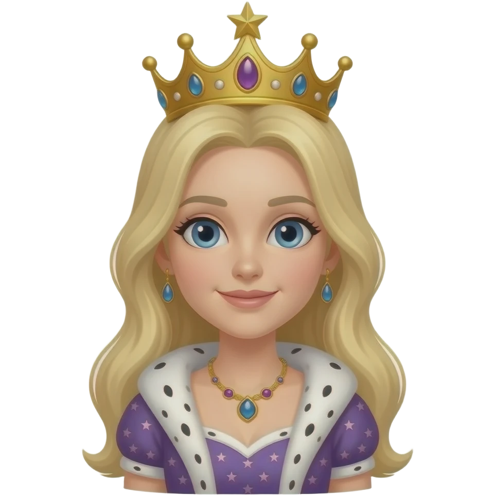 Queen of stars emoji