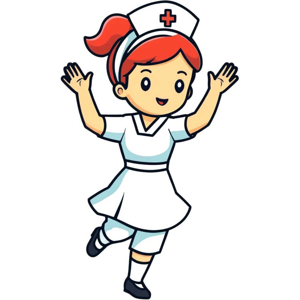 Nurse dancing  emoji