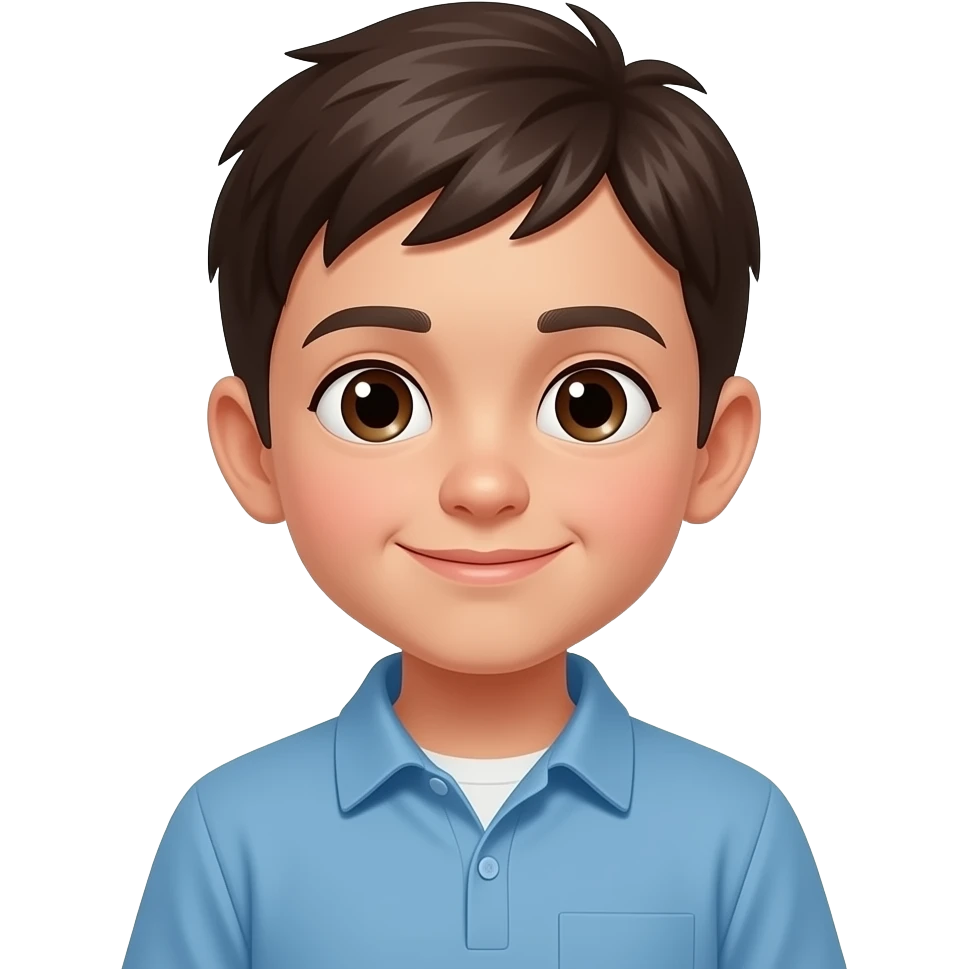 Niño agradecido emoji