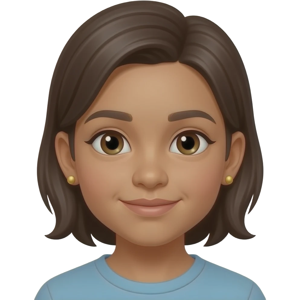 eight year old lightskin small gold stud earrings emoji