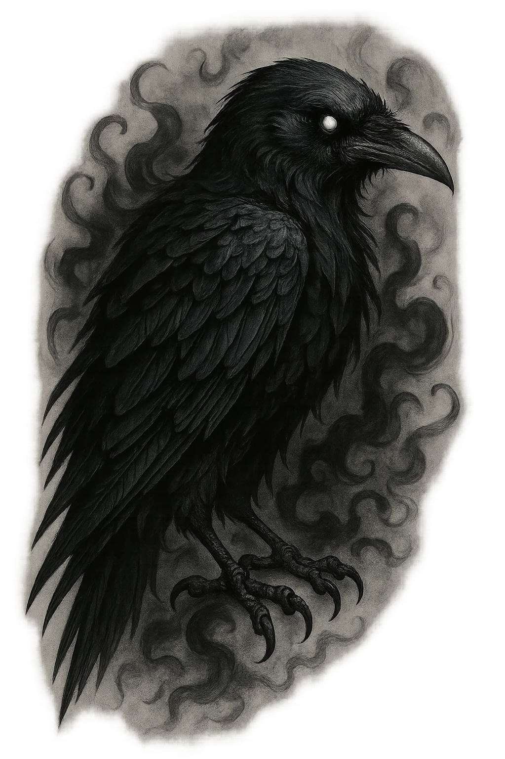 gothic raven emoji