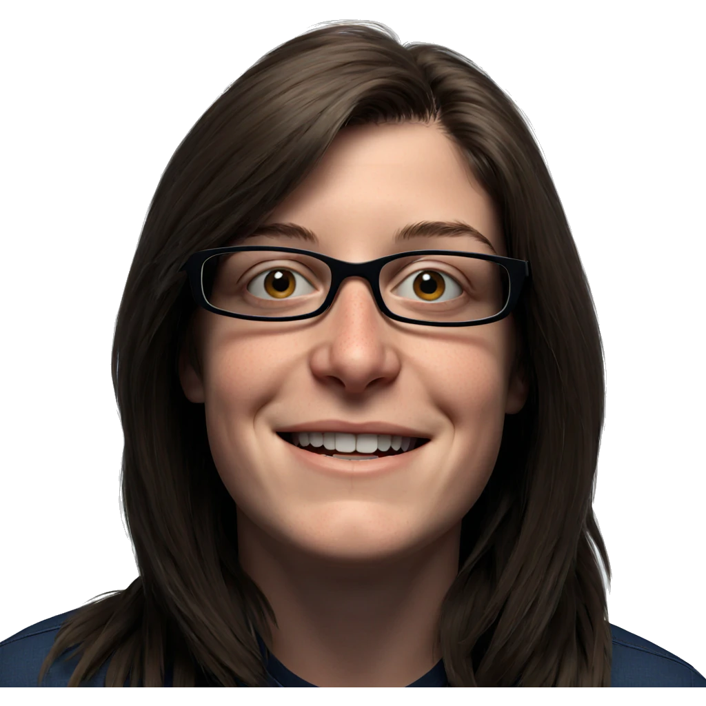 smiling boy with glasses portrait emoji