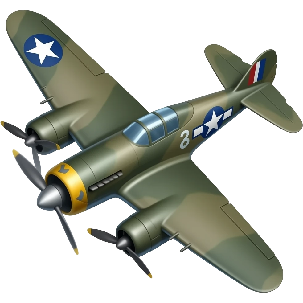 WWII plane target emoji