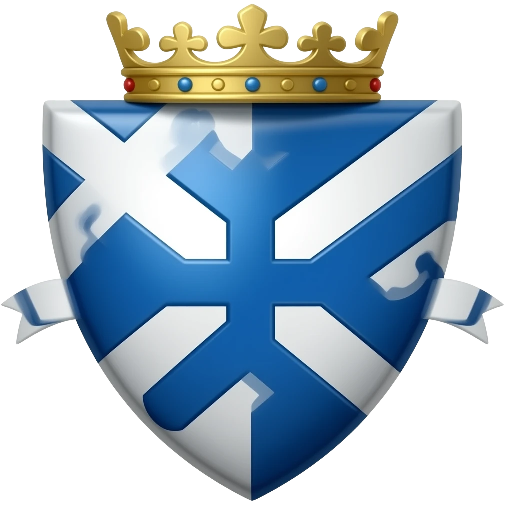 Bishop emblem dark blue emoji