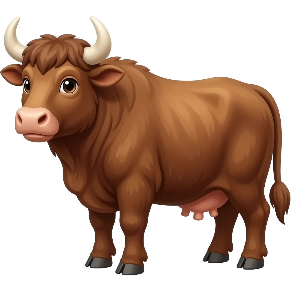 WoolyBrown Ox emoji