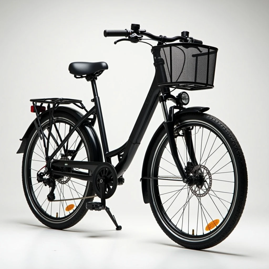 cycle with front basket emoji