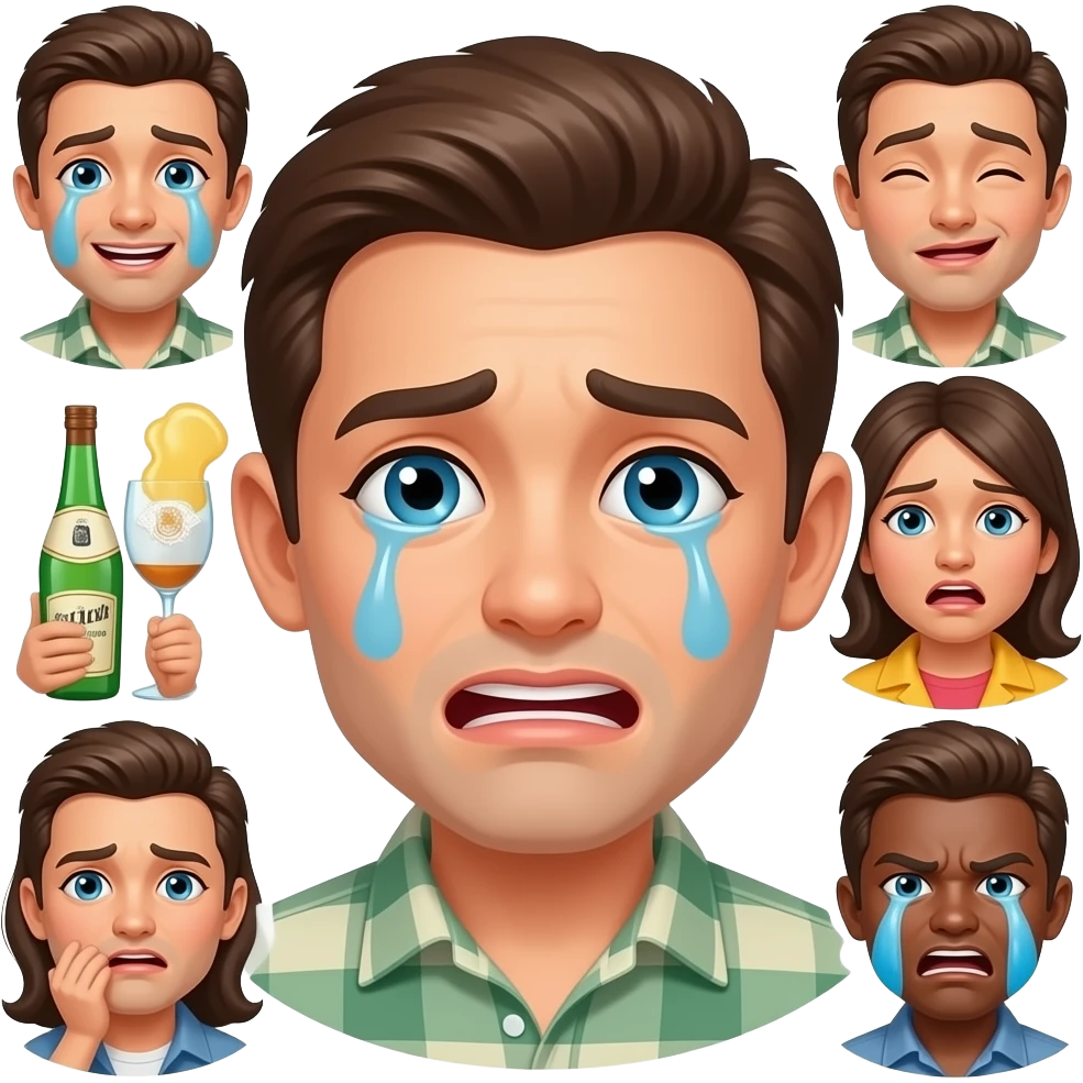 🥹🫶☺️🤣🥴🫩🤮😍😋🤔😱😤😎😭 emoji