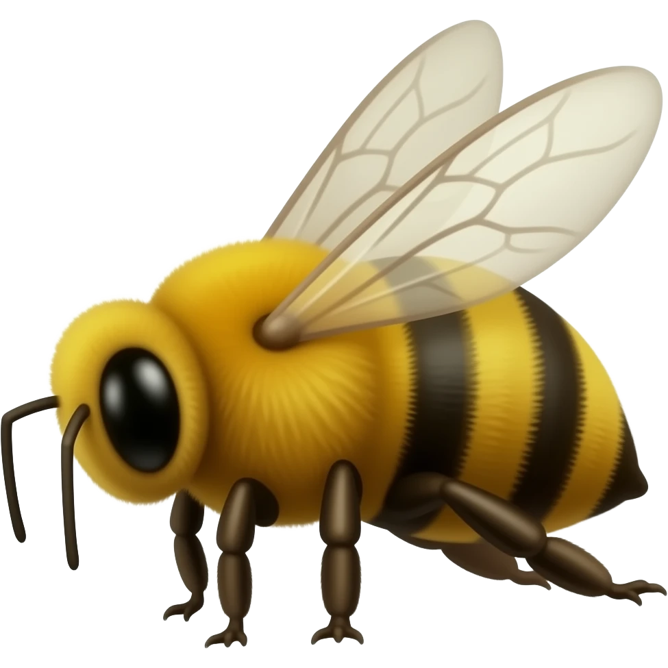 A bee that stinks bad emoji