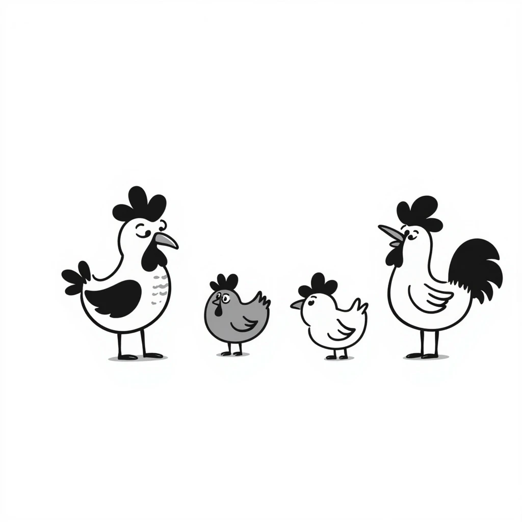 Chickens emoji
